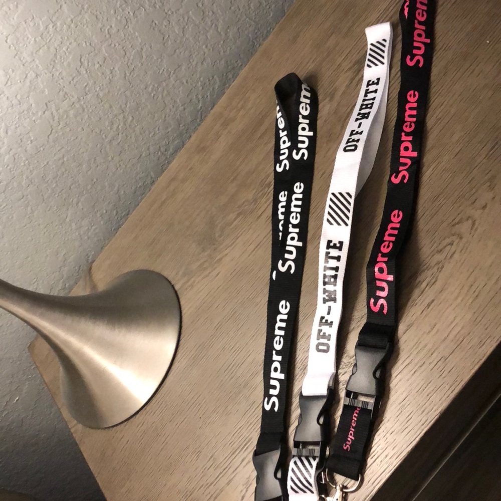 Pack of three Supreme lanyard